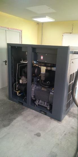 Поставка электрического винтового компрессора COMARO MD 55-08I и его пуск в работу 